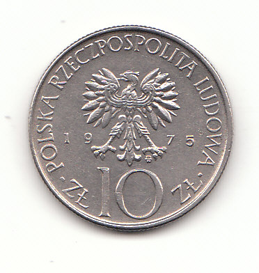  10 Zlotych 1975 Adam Mickiewicz  (B671)   