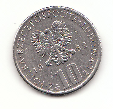  10 Zlotych 1982 Boleslaw Prus  (H034)   