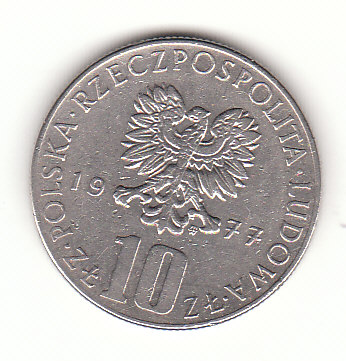  10 Zlotych 1977 Boleslaw Prus  (B754)   