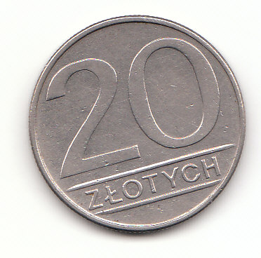  20 Zloty Polen 1986 (B758)   