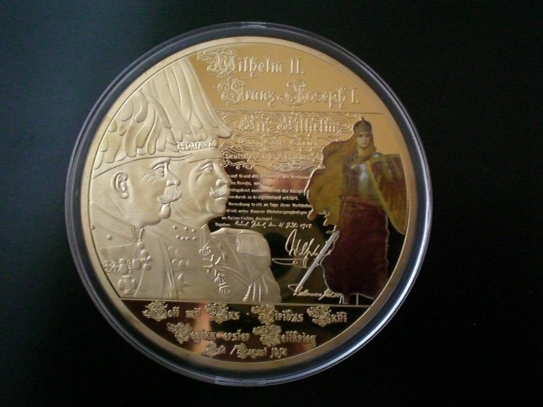 Giganten.Kaiser Wilhelm II.110 Gramm 70mm.