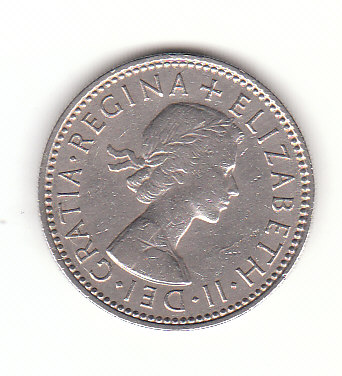  1 Shilling  Großbritannien 1959 Wappen von England (B772)   