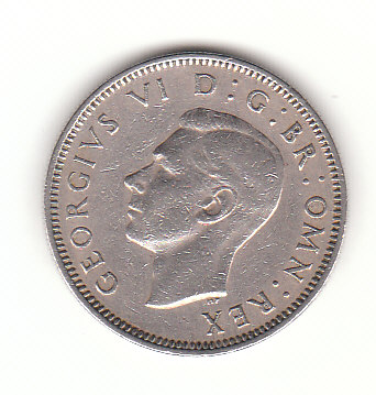  1 Shilling  Großbritannien 1950 englischer Löwe über Krone (B775)   