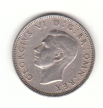  1 Shilling  Großbritannien 1950 englischer Löwe über Krone (B775)   