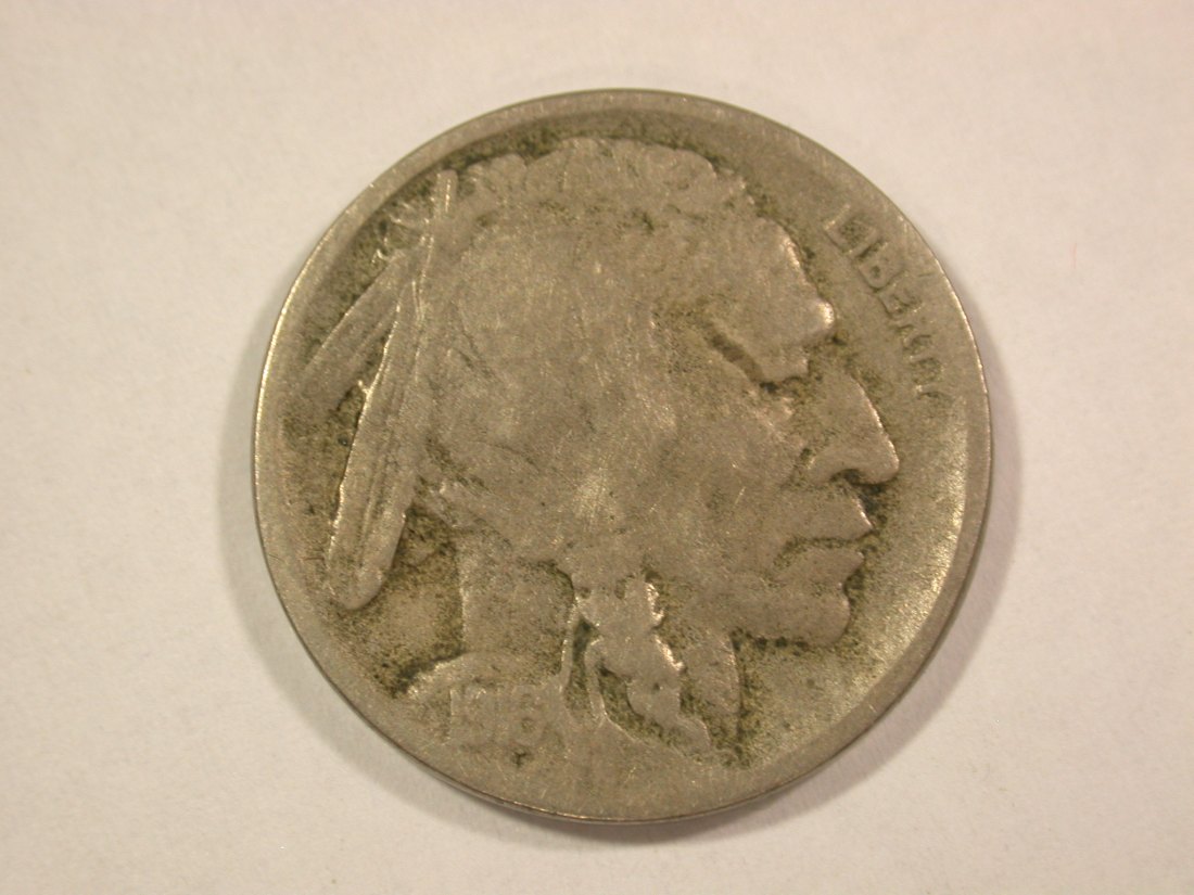 A001 USA Nickel 5 Cent 1916 D (Denver) in ss (VF) Orginalbilder