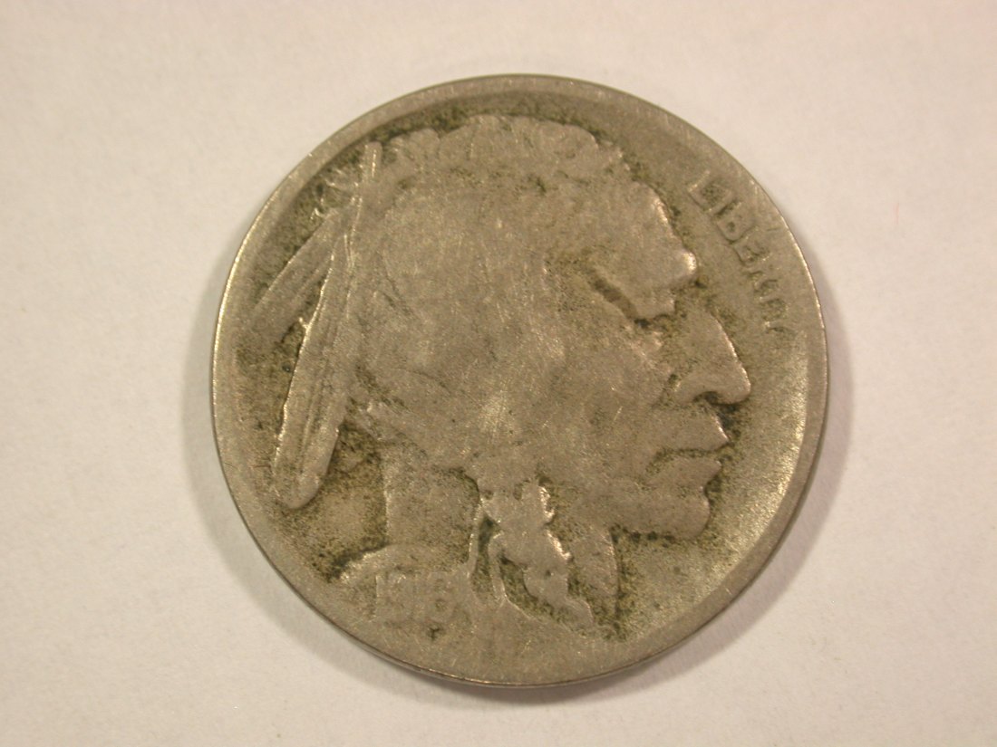  A001 USA  Nickel  5 Cent 1916 D (Denver) in ss (VF) Orginalbilder   