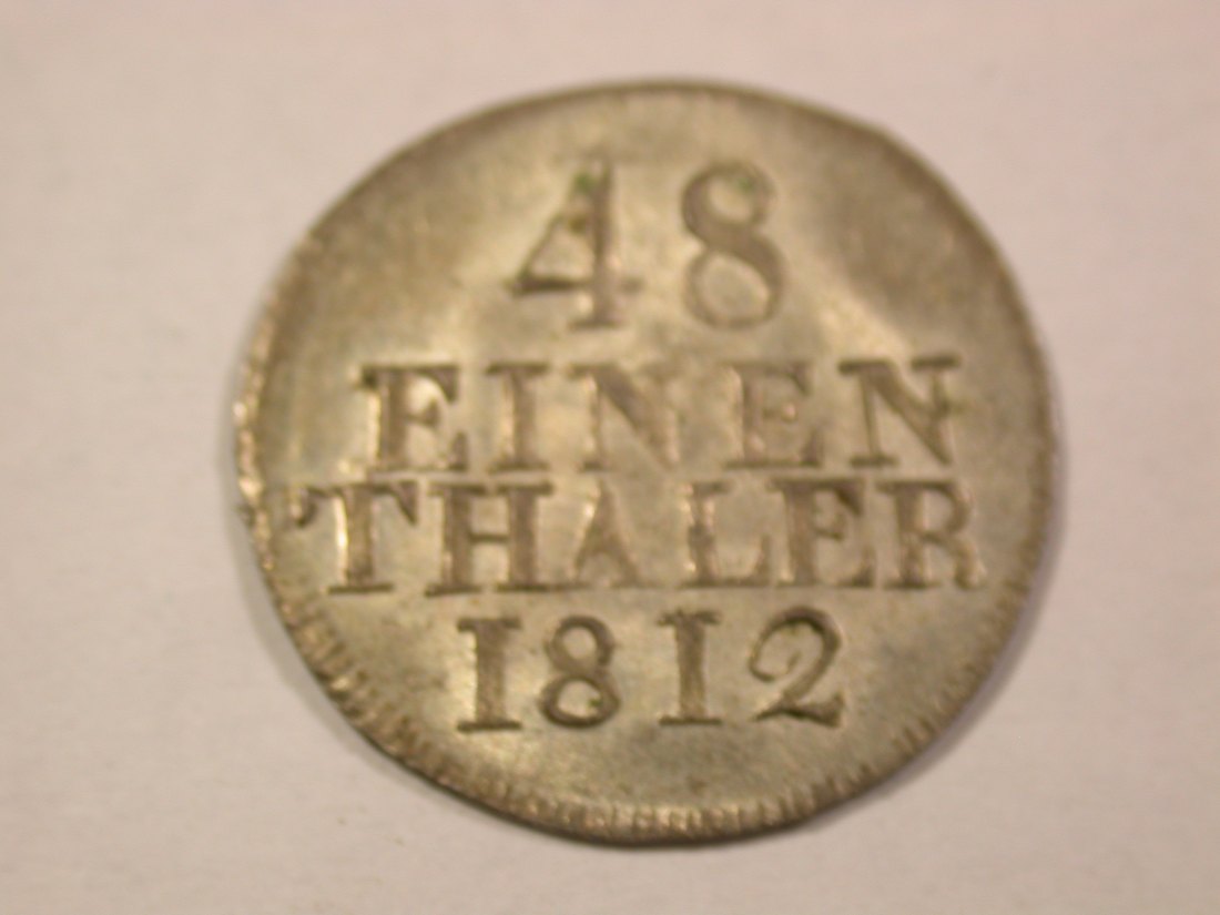  A002 Sachsen 1812  48/Taler in f.st/ST !!!  anschauen  Orginalbilder   