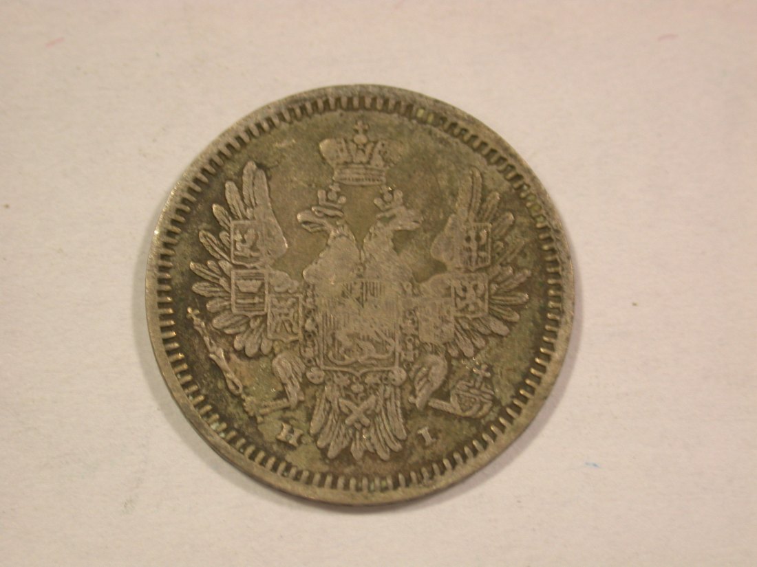  A003 Russland 5 Kopeken 1854, Verprägung!!  in s-ss Orginalbilder   