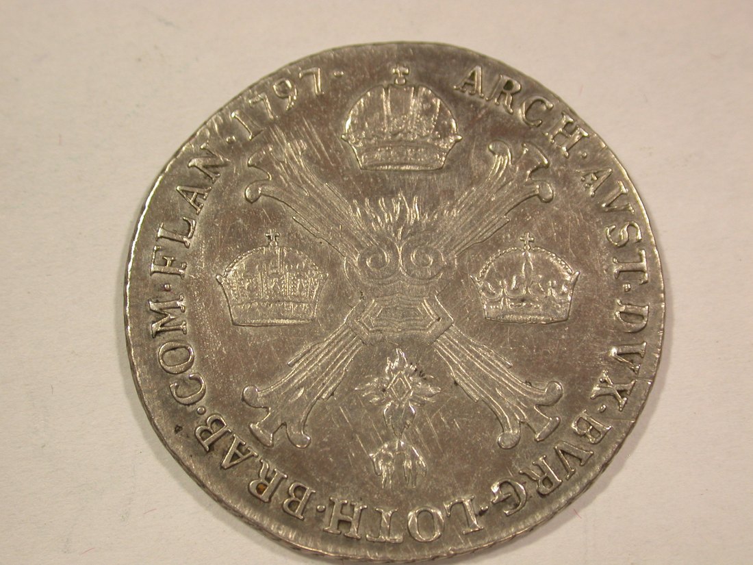  A003 RDR Österreich 1/4 Krontaler Prag 1797 C in f.vz  Orginalbilder   