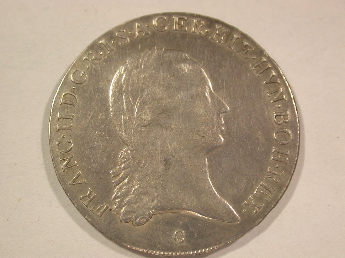  A003 RDR Österreich 1/2 Krontaler 1797 C Prag in f.vz  Orginalbilder   