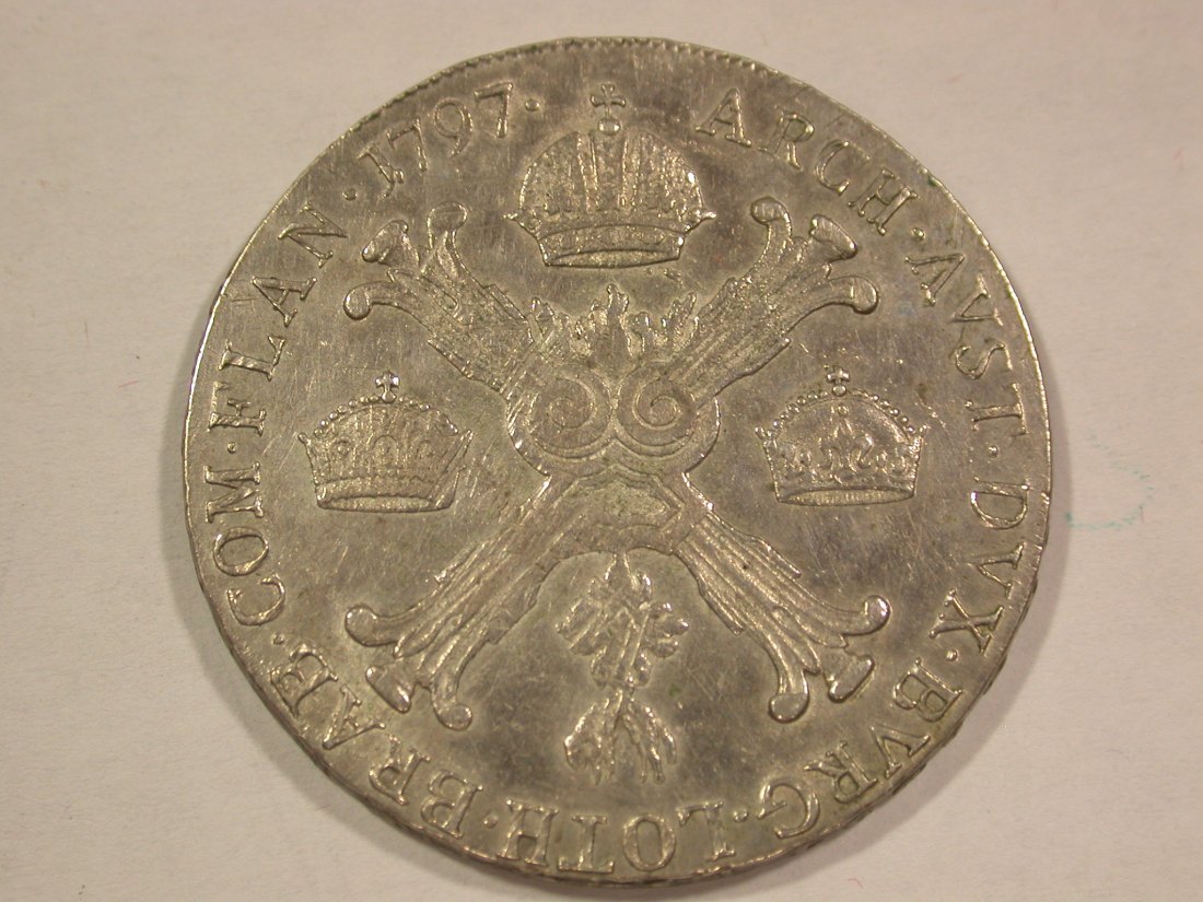  A003 RDR Österreich 1/2 Krontaler 1797 C Prag in f.vz  Orginalbilder   