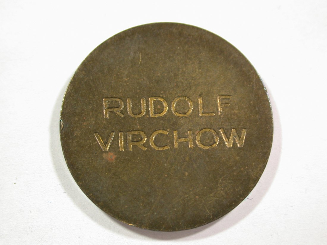  A004 Medizin in Numis Rudolf Virchow Arzt  30mm Orginalbilder   