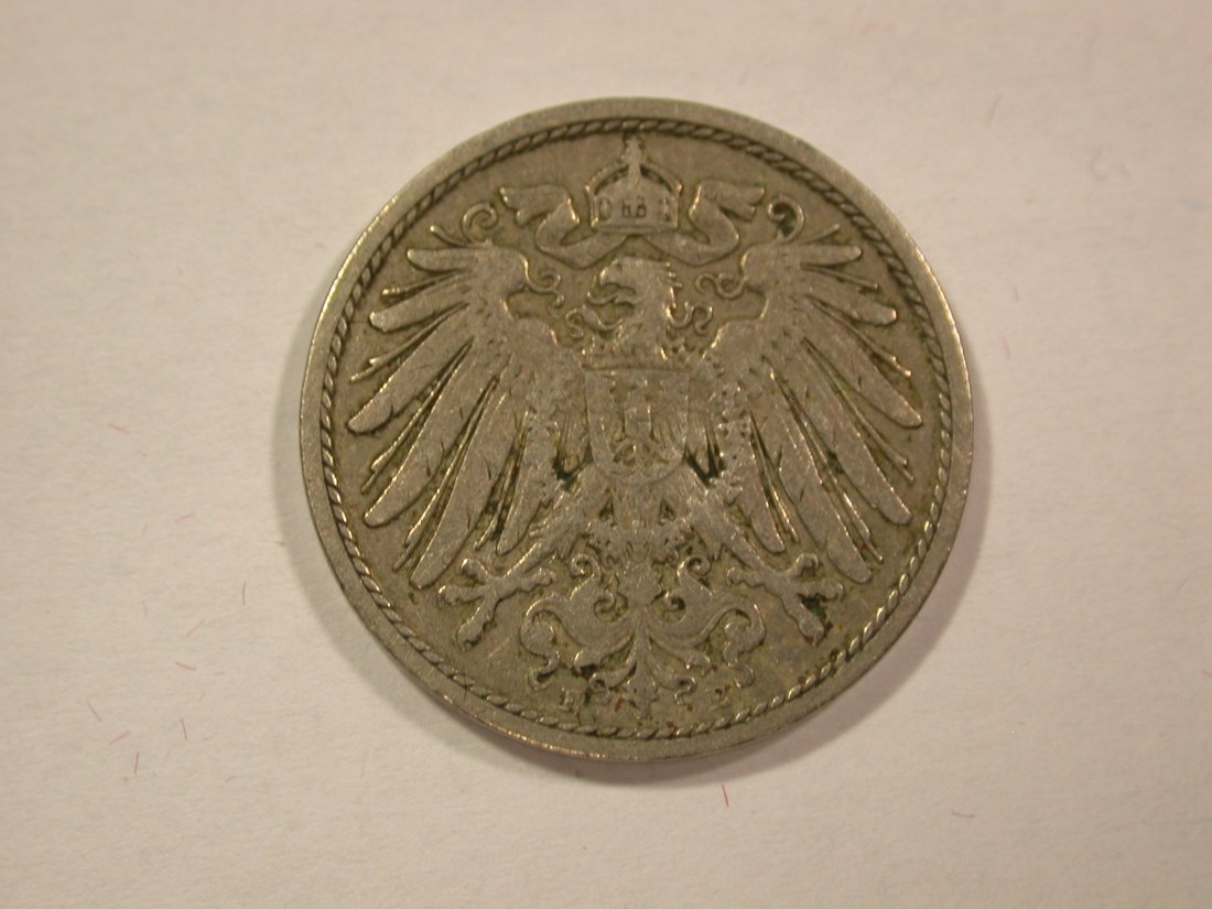  A004 KR 10 Pfennig 1906 E in ss/ss+ Orginalbilder   