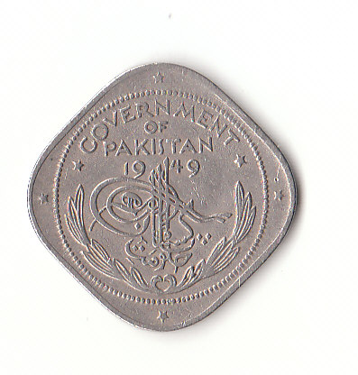  2 Annas Pakistan 1949 (B806)   