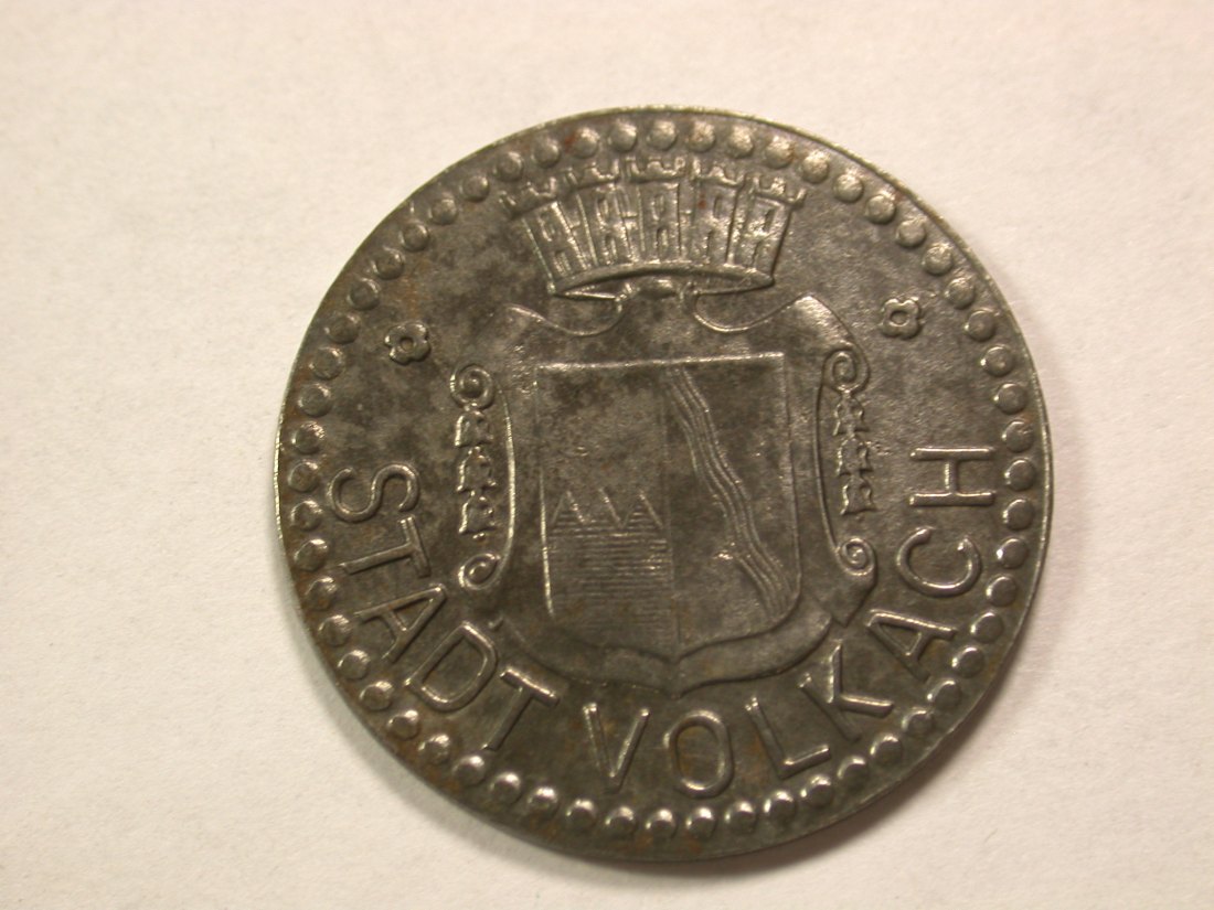  A102 Volkach 10 Pfennig 1918 in f.st/ST !!  Orginalbilder   