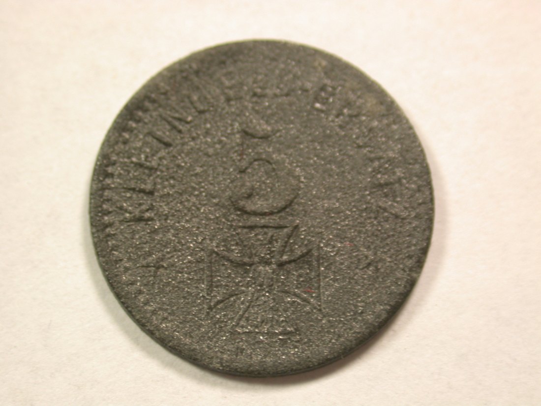  A102 Waldsee  5 Pfennig 1918 in ss  Orginalbilder   