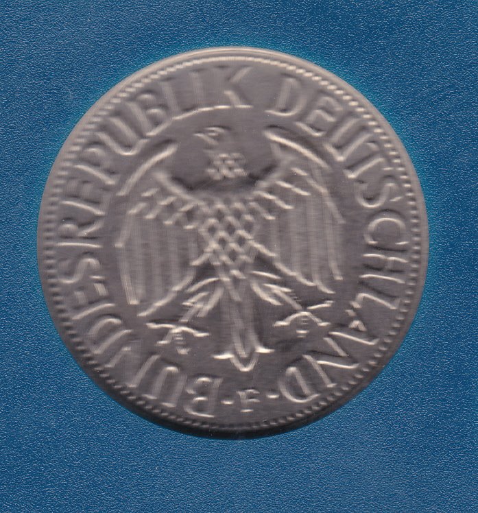  1 DM Kursmünze 1970 F, stempelglanz   