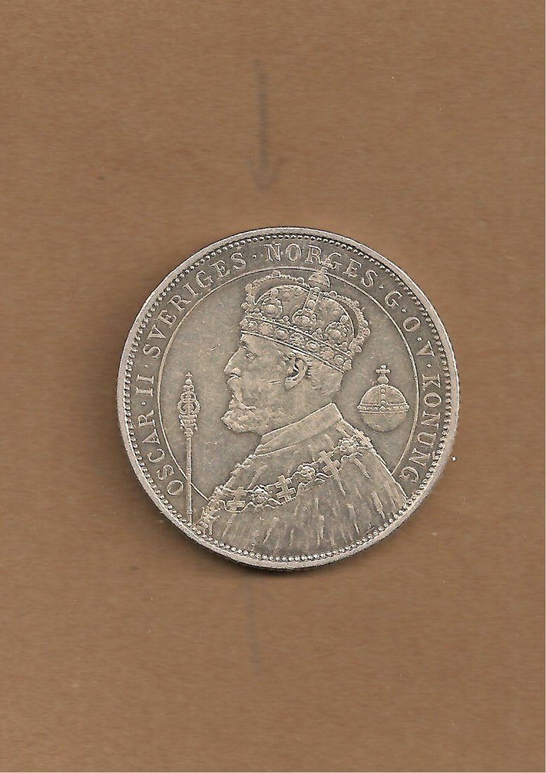  Schweden - 2 Kronen 1897 Silber   