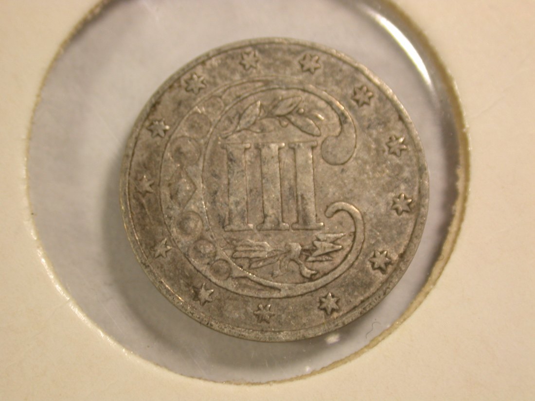  A103 USA  3 Cent 1861 in ss+ (VF+) Orginalbilder   