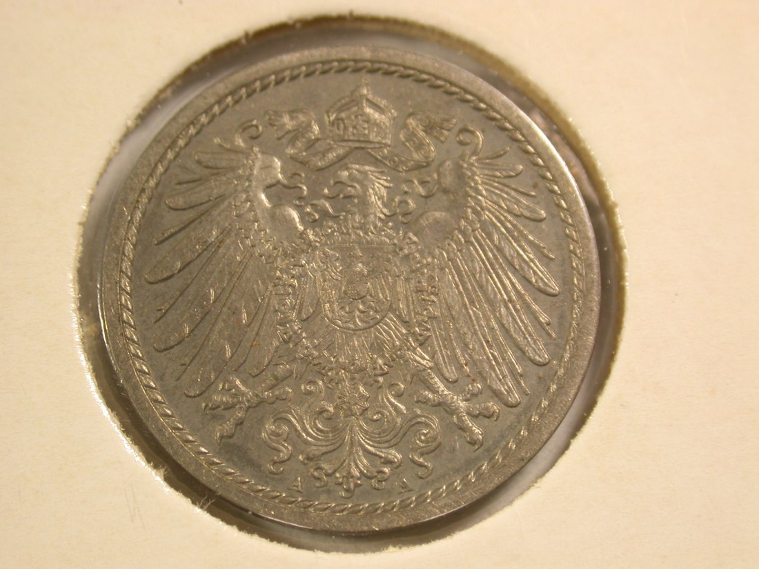  A103 KR 5 Pfennig 1890 A in EA/PP  RR anschauen !! Orginalbilder   