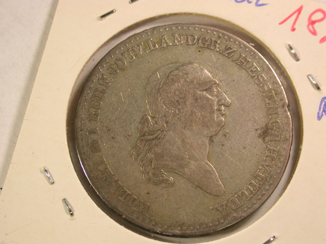 A104 Hessen-Kassel Taler von 1820 in sehr schön AKS 5 Orginalbilder