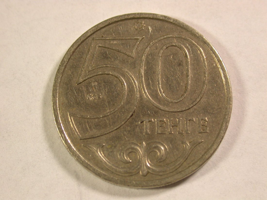  A007 Kasachstan 50 Tenge 2000 in vz  Orginalbilder   