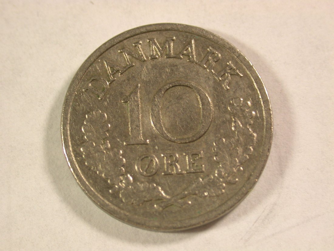 A007 Dänemark 10 Öre 1971 in f.vz Orginalbilder