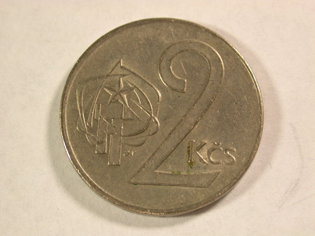 A007 CSSR 2 Kronen 1975 in vz Orginalbilder