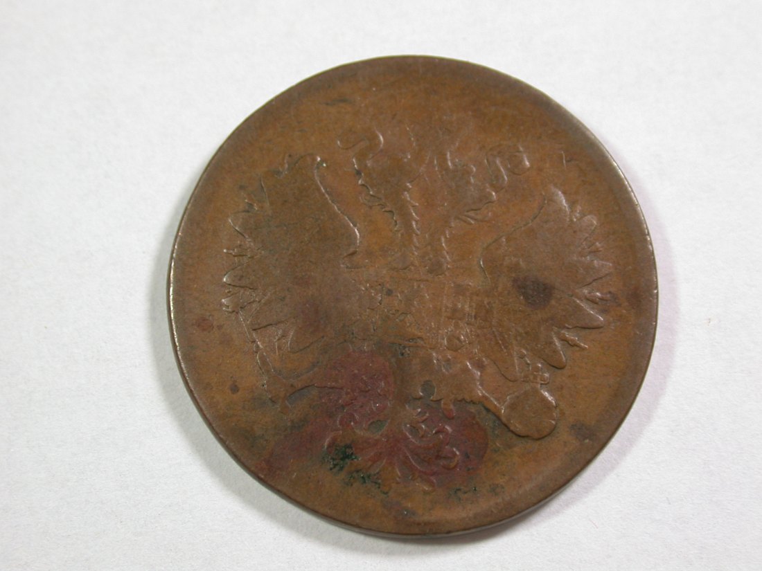  A008 Russland 2 Kopeken 1865 in f.ss   Orginalbilder   