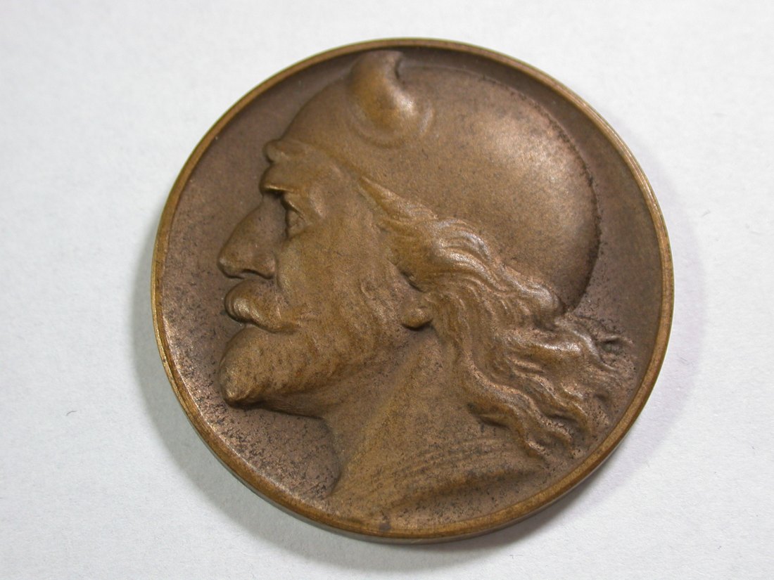 A105 Deutsche Patrioten Medaille Bronze 1923 32mm/14,7 Gr. RR Orginalbilder
