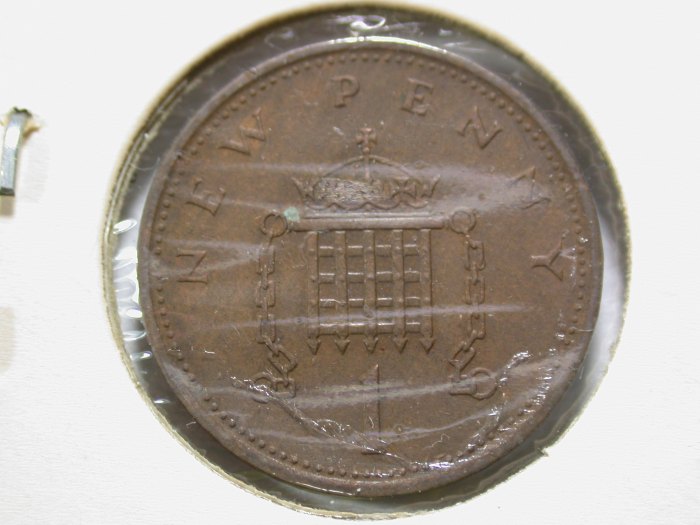  A106 Großbritannien  1 Penny 1979 in vz   Orginalbilder   