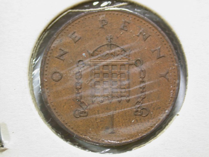  A106 Großbritannien  1 Penny 1983 in vz+  Orginalbilder   
