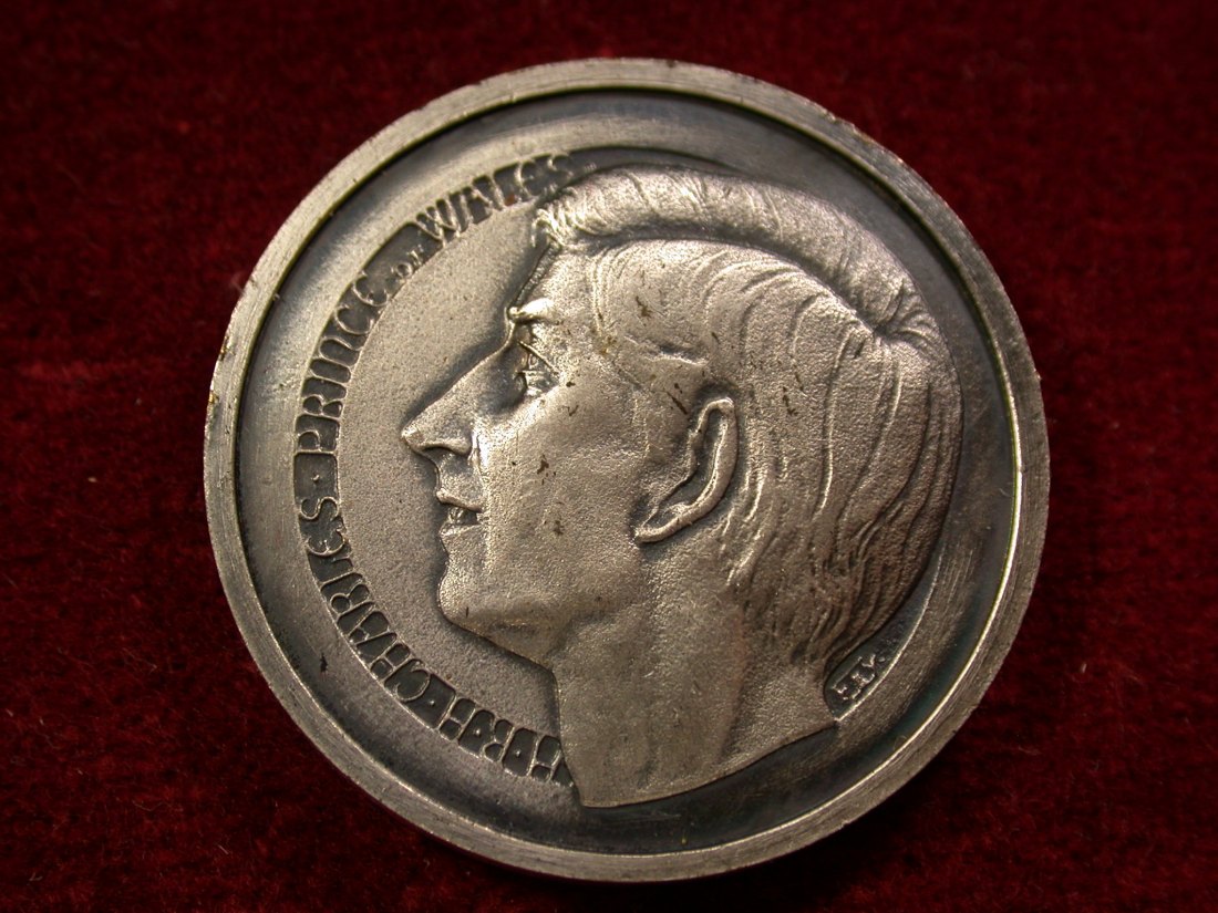  A009 Grossbritanien Charles Prince of Wales 01.July 1969 Medaille 32mm/17,8gr.  Orginalbilder   