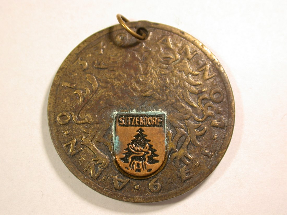 A108 Sitzendorf Thüringen 600 Jahre 1979 DDR Medaille Orginalbilder   