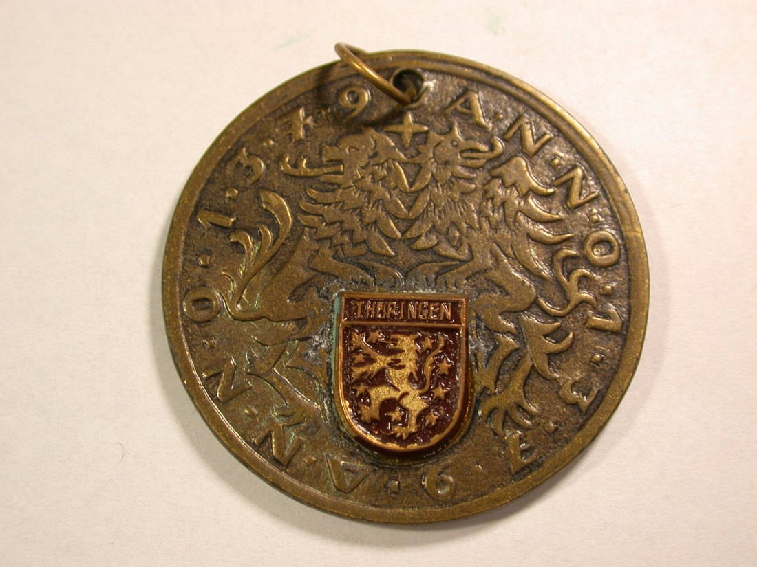  A108 Sitzendorf Thüringen 600 Jahre 1979 DDR Medaille Orginalbilder   