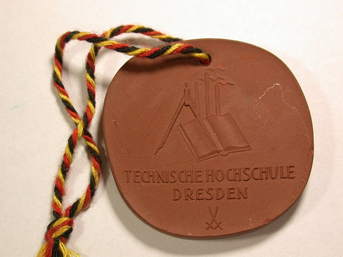  A108 DDR Meissen Prof. Zeuner Dreden br.Porzellan   Orginalbilder   