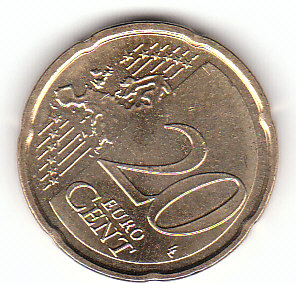 Deutschland (C005)b. 20 Cent 2007 F siehe scan