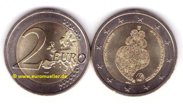 Portugal 2 Euro Sondermünze 2016...Rio...unc.   