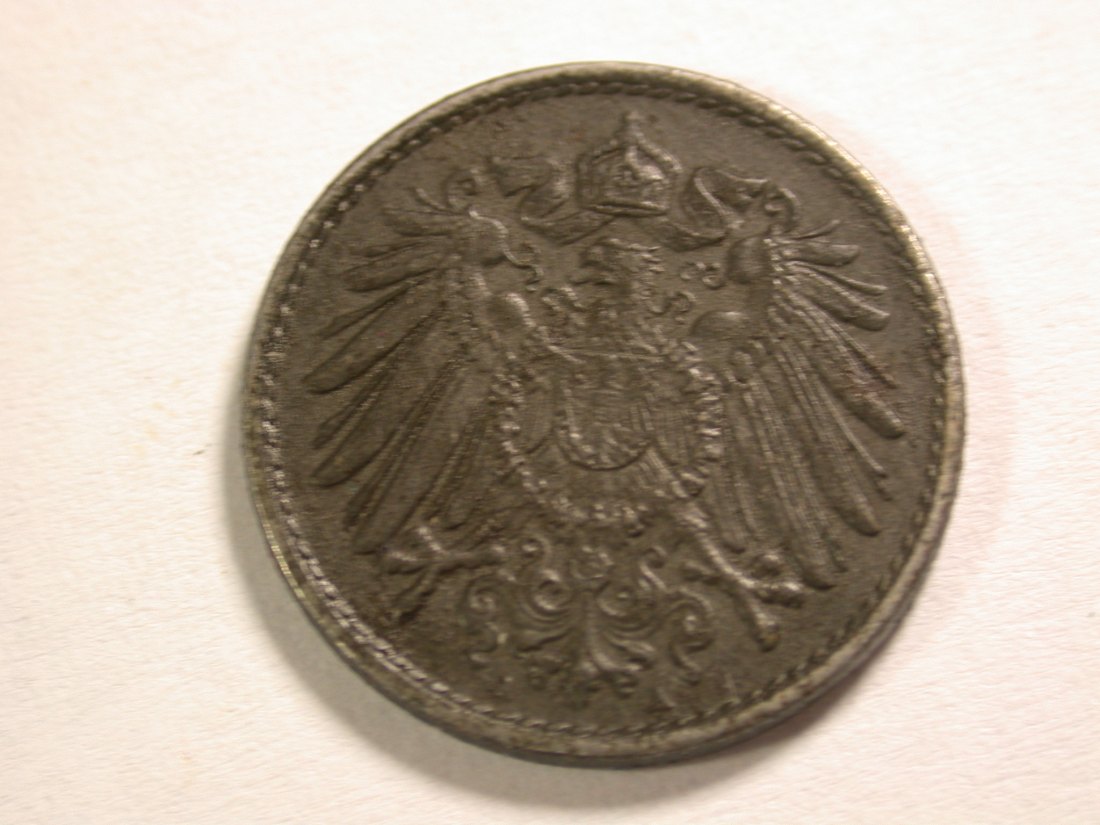  A109 KR  5 Pfennig 1921 A in vz   Orginalbilder   