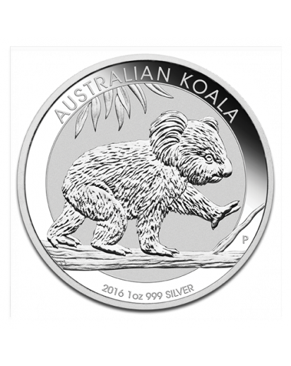  AUSTRALIEN 2016 KOALA 1 $ Silber st   