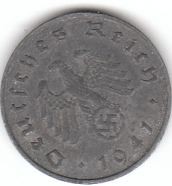 Deutschland (C008) b. 10 Pfennig 1941 A Zink siehe scan