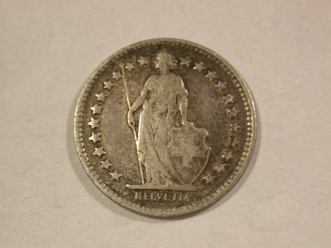  A202 Schweiz 1/2 Franken 1914 in sehr schön Silber  Orginalbilder   