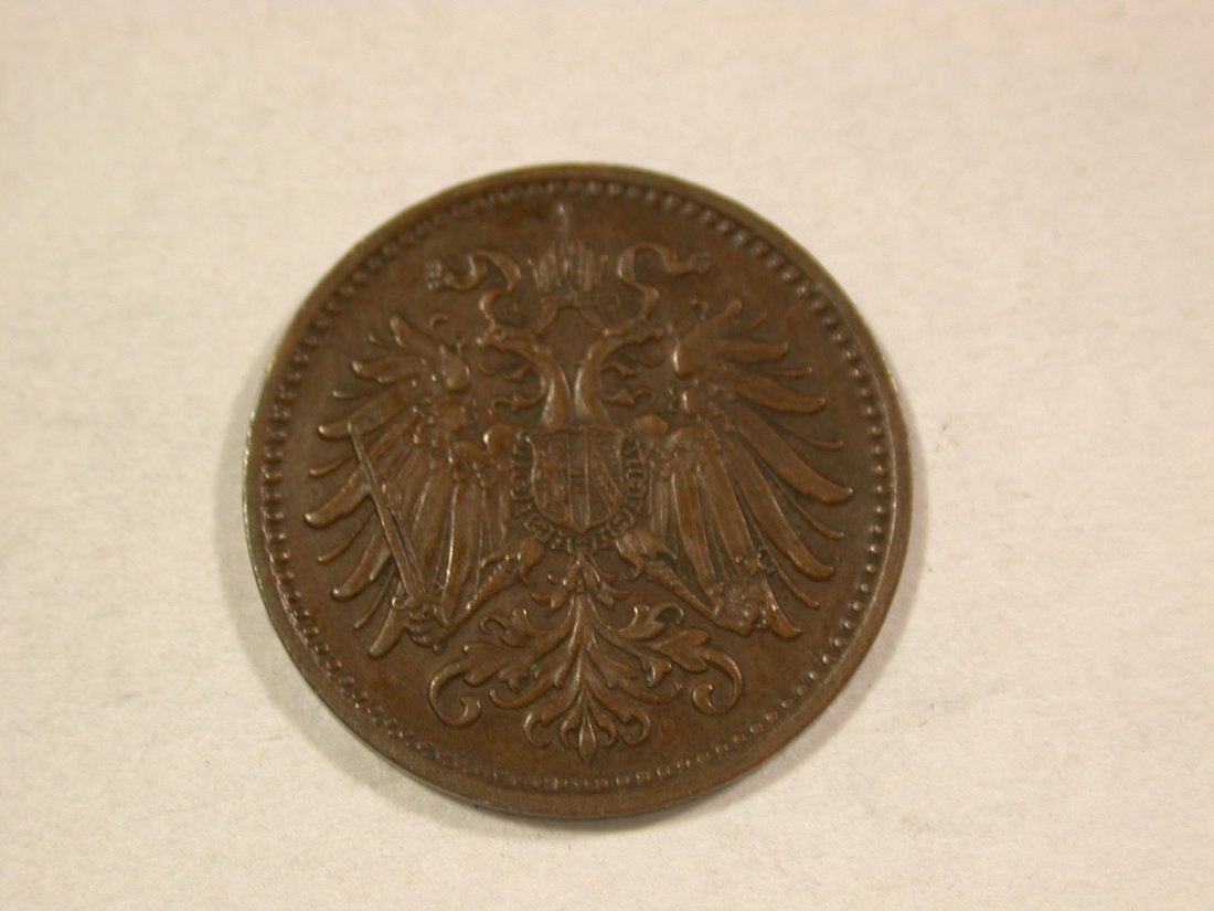  A202 Österreich RDR 1 Heller 1896 in vz/vz+  Orginalbilder   
