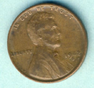  USA 1 Cent 1942 S   