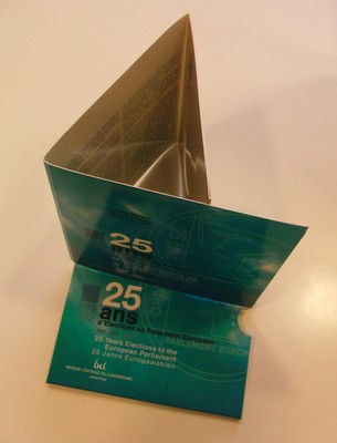  Luxemburg  25 Euro  2004  FM-Frankfurt  Feing.: 21,14g  pp  „Europaparlament“   