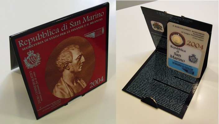  San Marino   2 Euro  2004     FM-Frankfurt  stempelglanz   Bartholomeo Burghesi   
