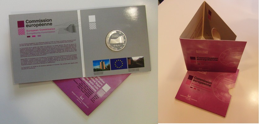  Luxemburg  25 Euro  2006  FM-Frankfurt  Feing.: 21,14g  pp  „Europäische Kommission“   