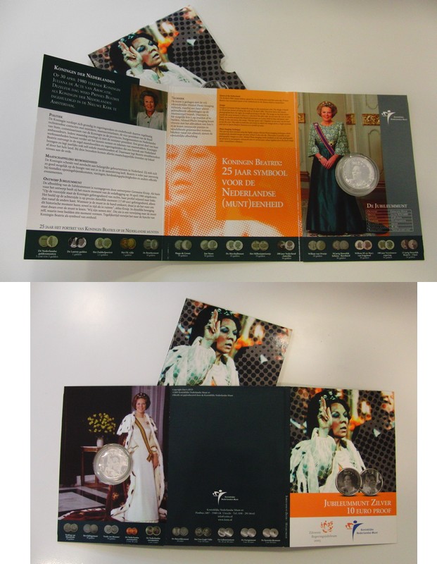  Niederlande  10 Euro  2004 FM-Frankfurt  Feingewicht: 16,46g Silber pp „Königin Beatrix“   