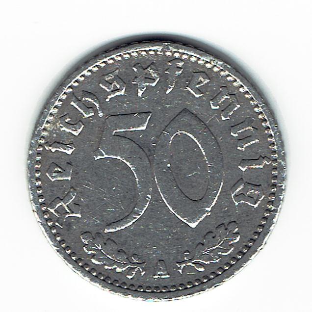  50 Reichspfennig Deutsches Reich 1941 A(k5)   