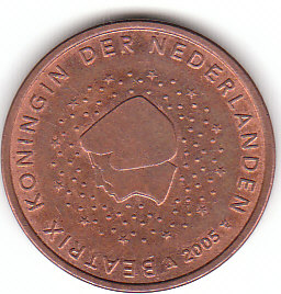 Niederlande (D052)b. 5 Cent 2005 Siehe scan / cir.